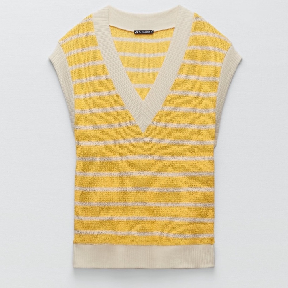 ZARA V-neck Rustic‎ Vest